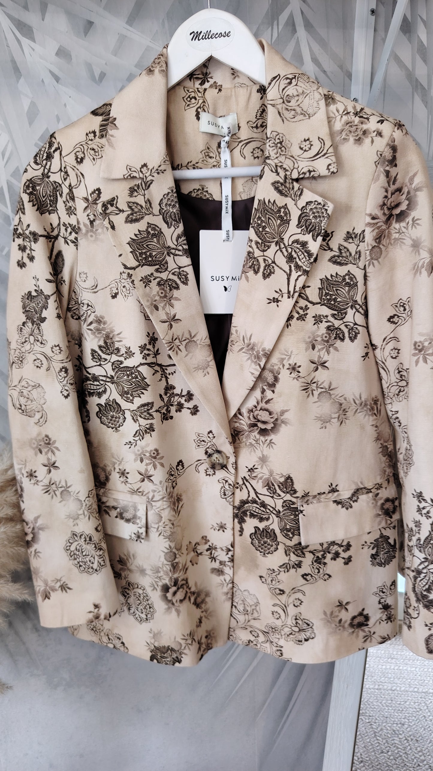 Giacca fantasia floreale