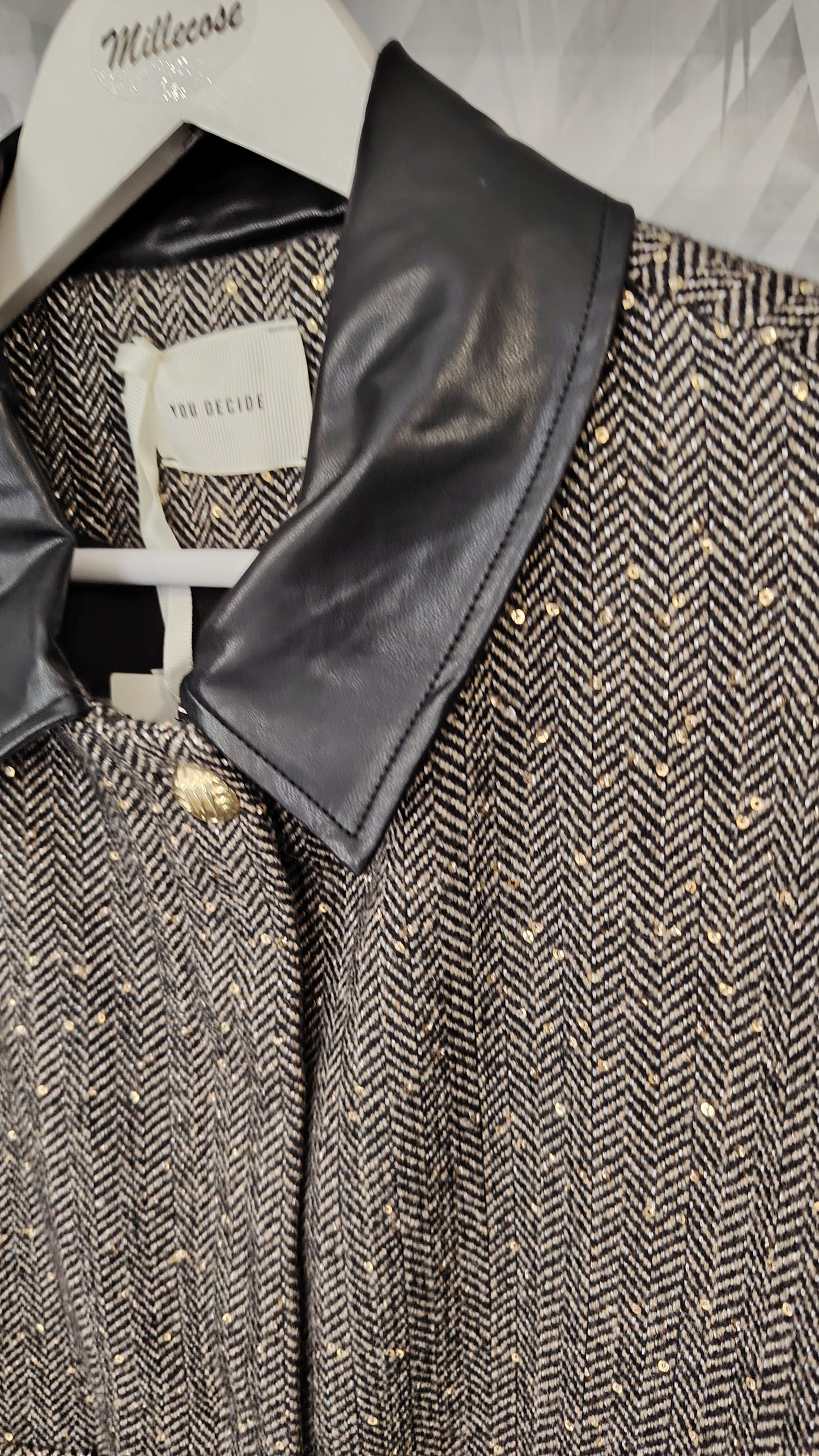 Giacca spinata paiette