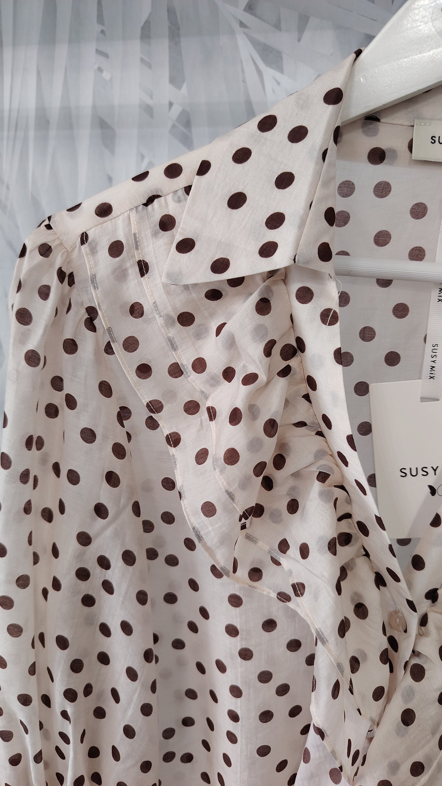 Camicia a pois