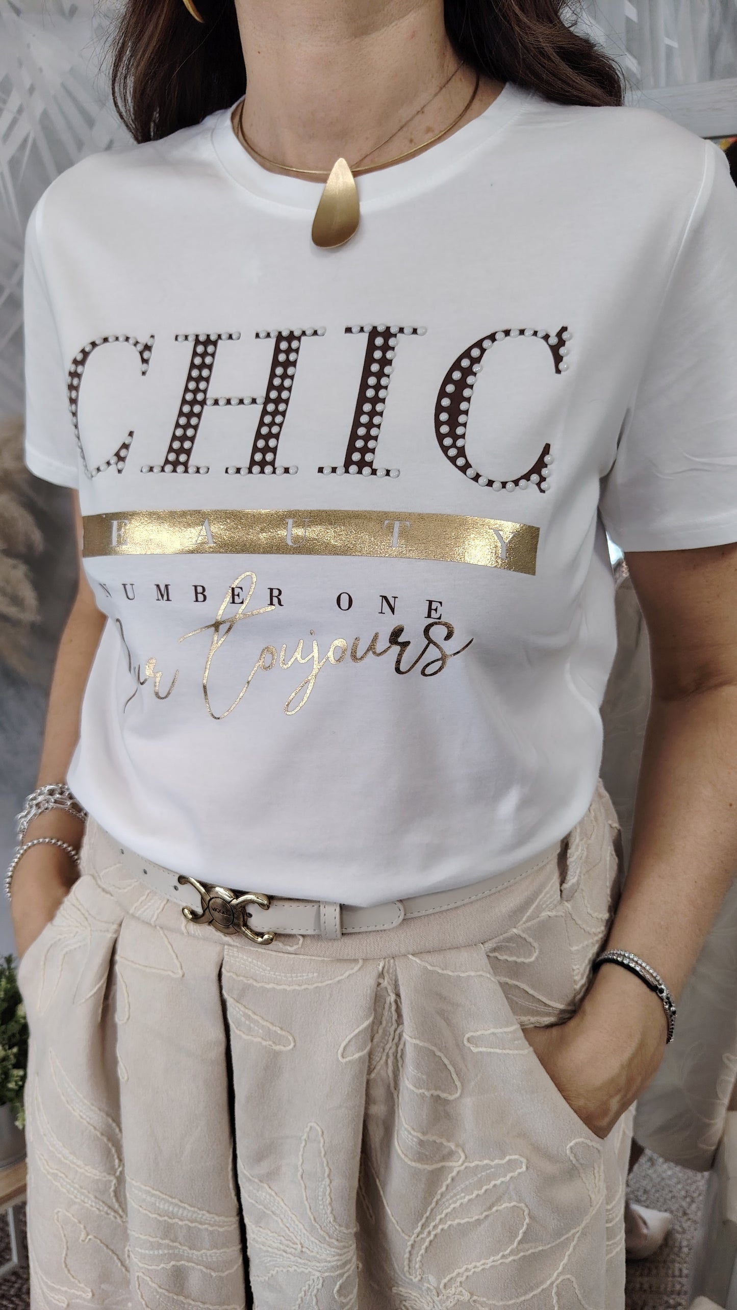 T-shirt con stampa