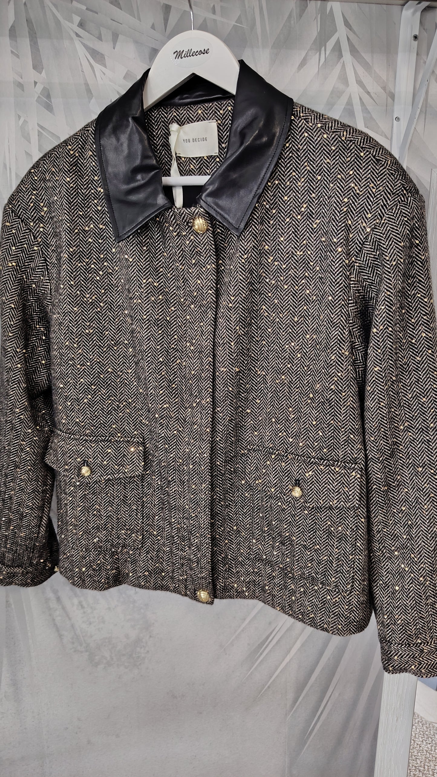 Giacca spinata paiette