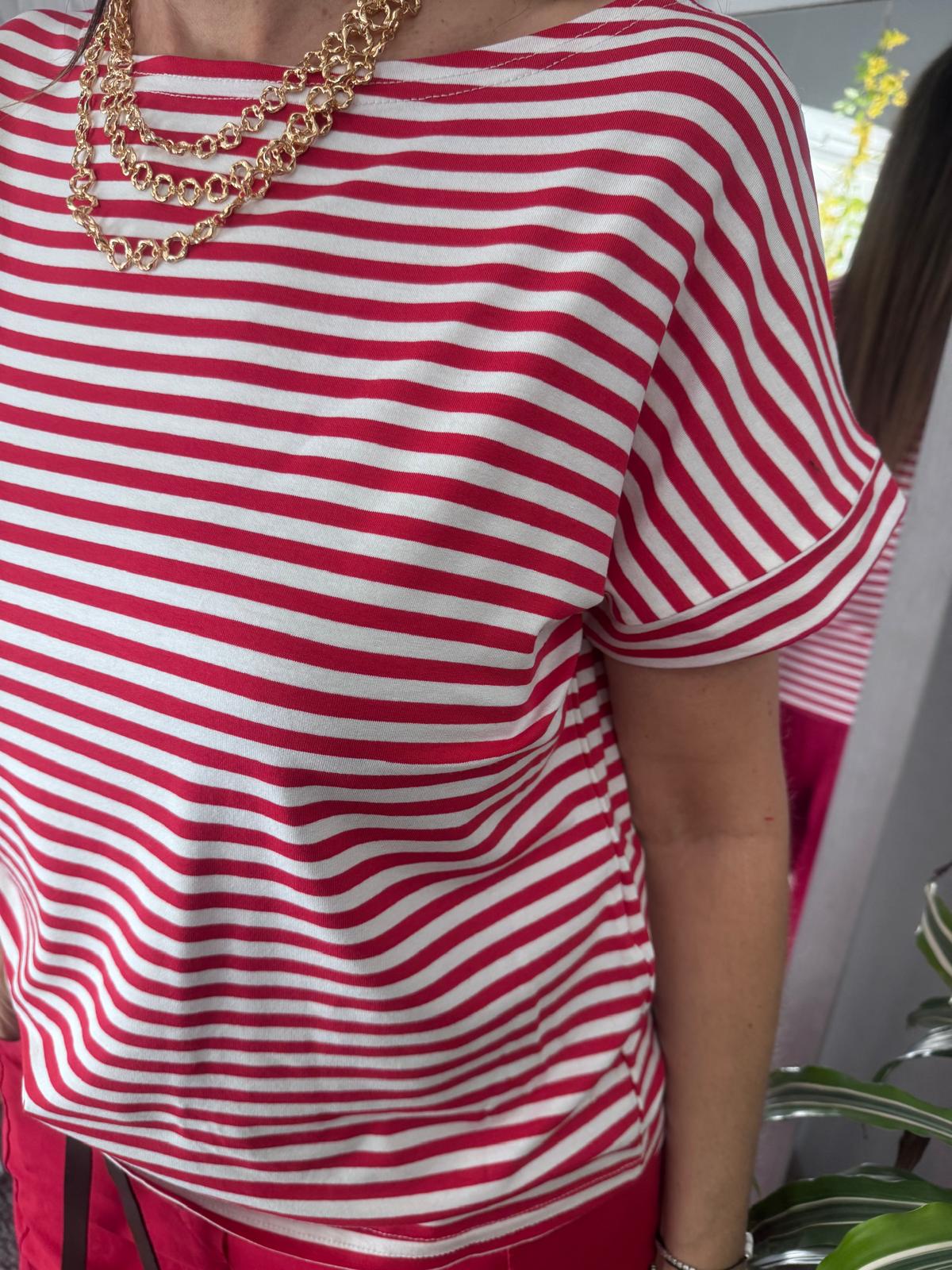 T-shirt righe scatolina