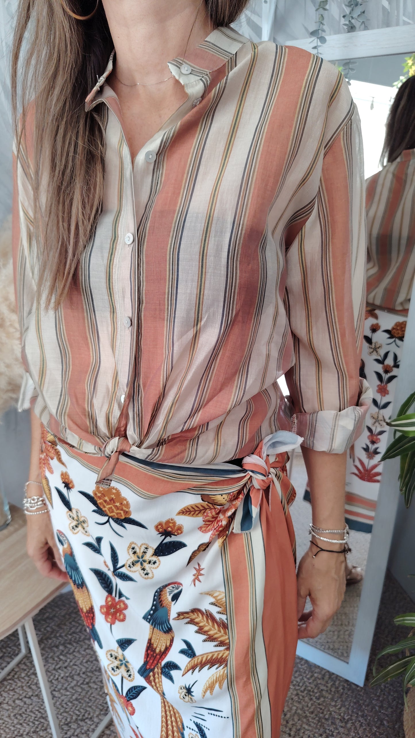 Camicia a righe