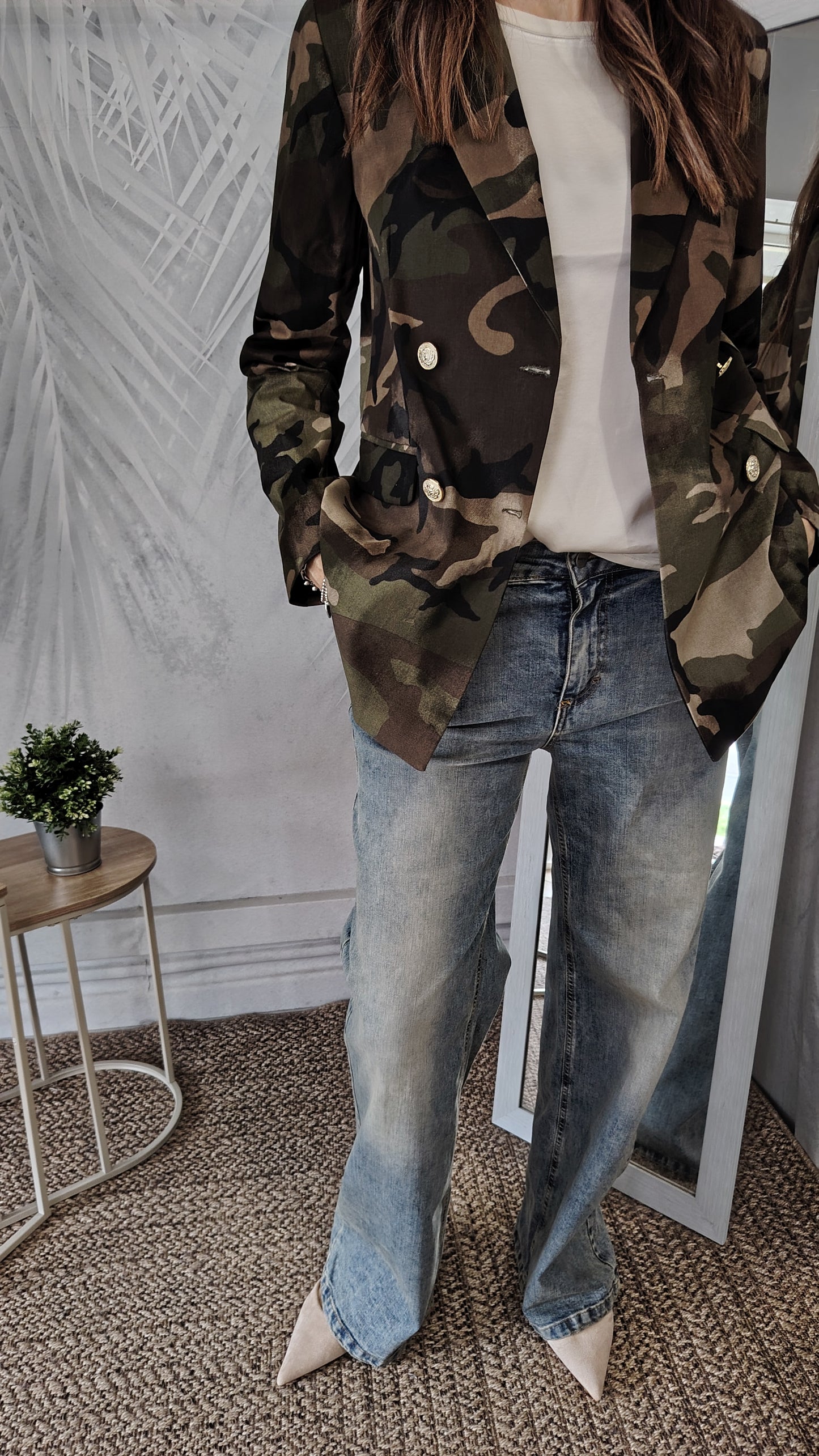 Jeans straigh leg Erika sabbiato