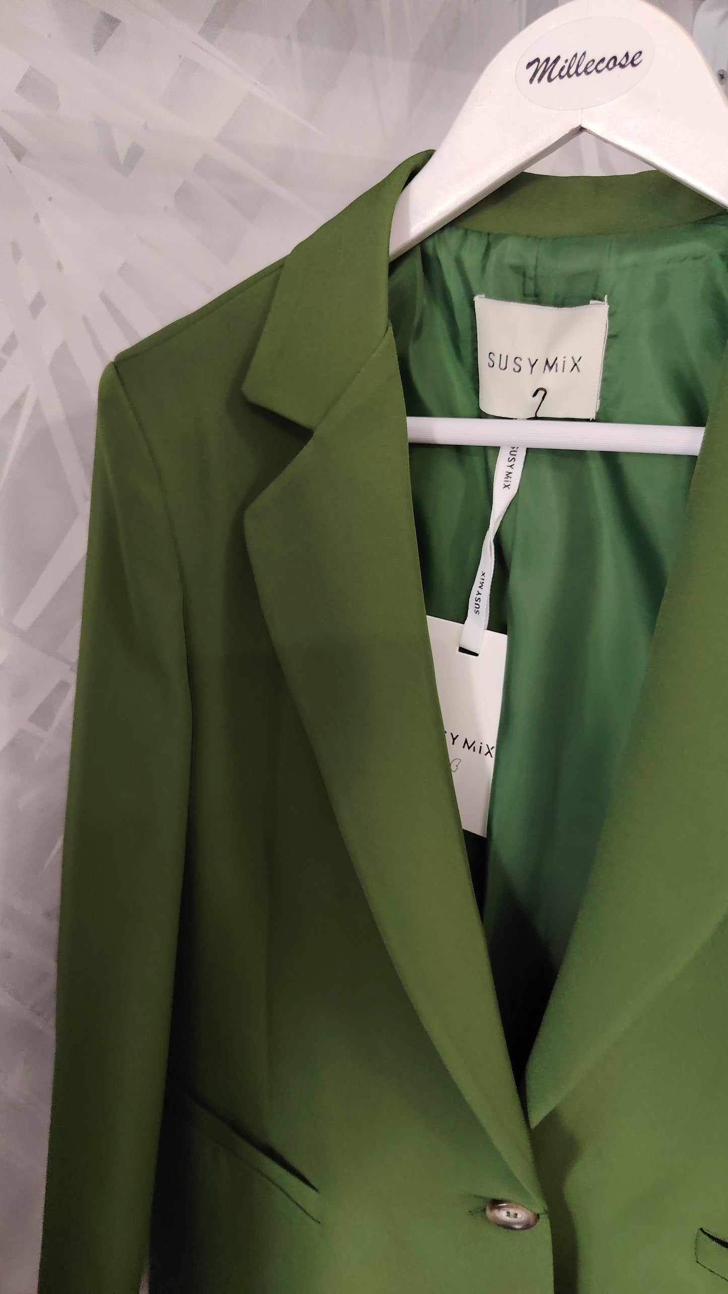 Blazer foderato ad un bottone