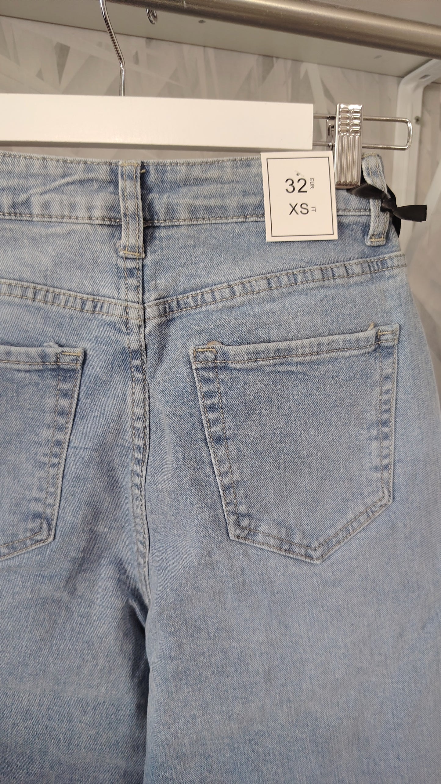 Bermuda denim elasticizzato