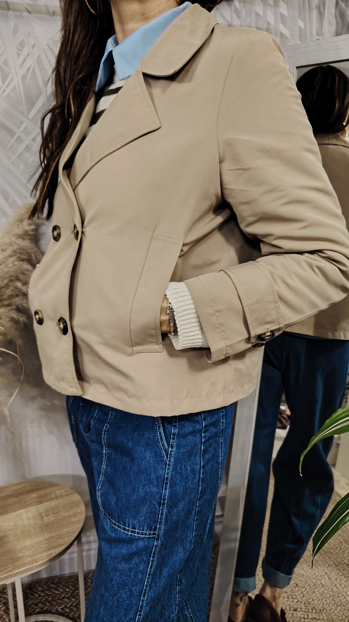 Trench corto