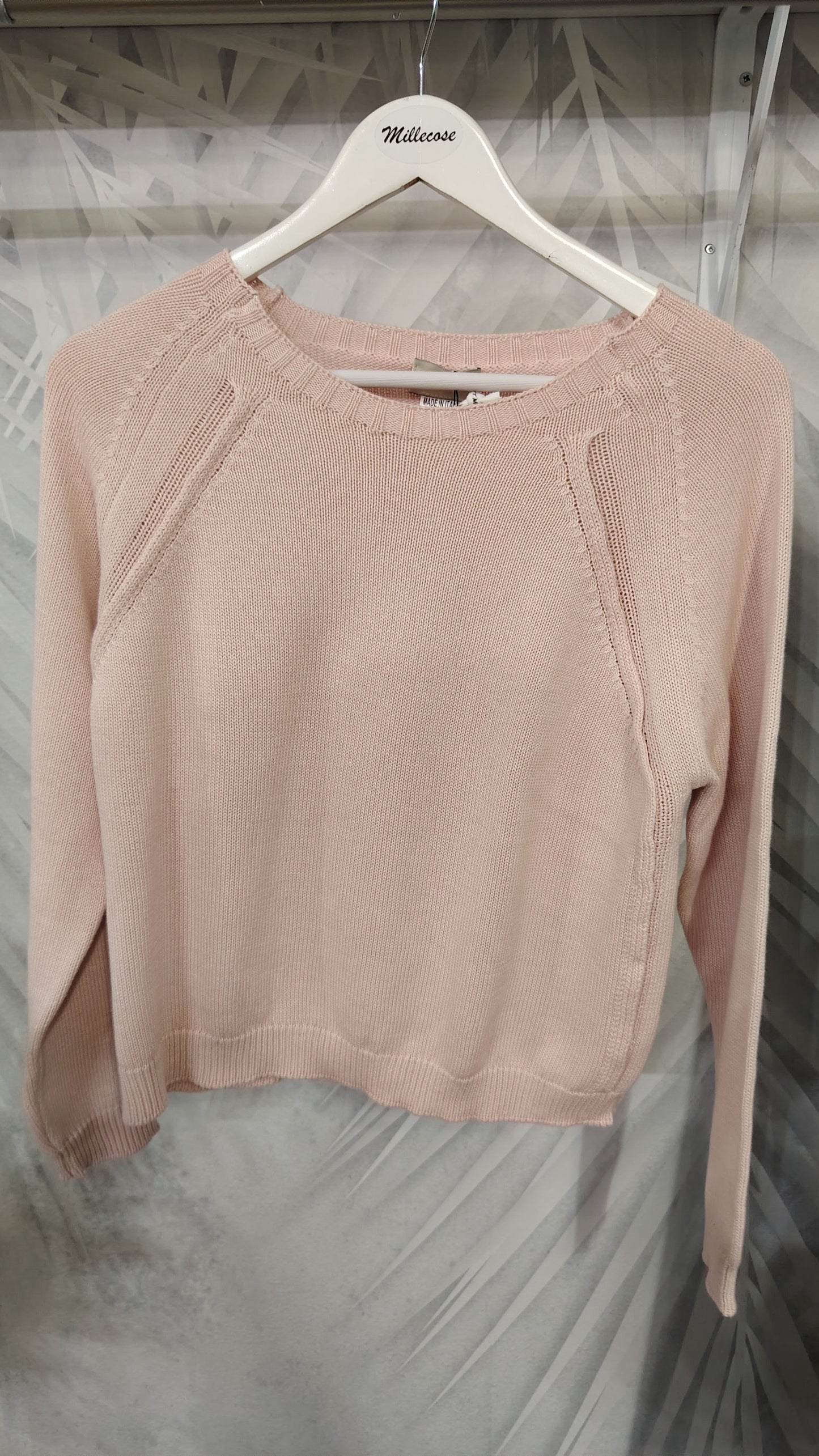 Pull girocollo raglan