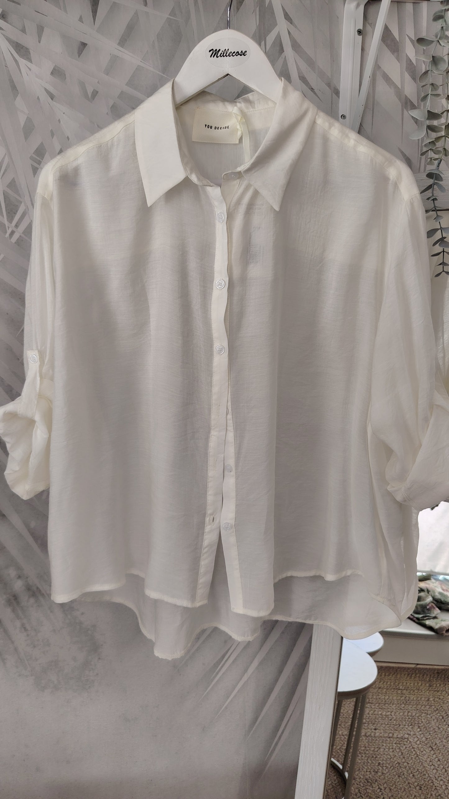 Camicia over in mussola