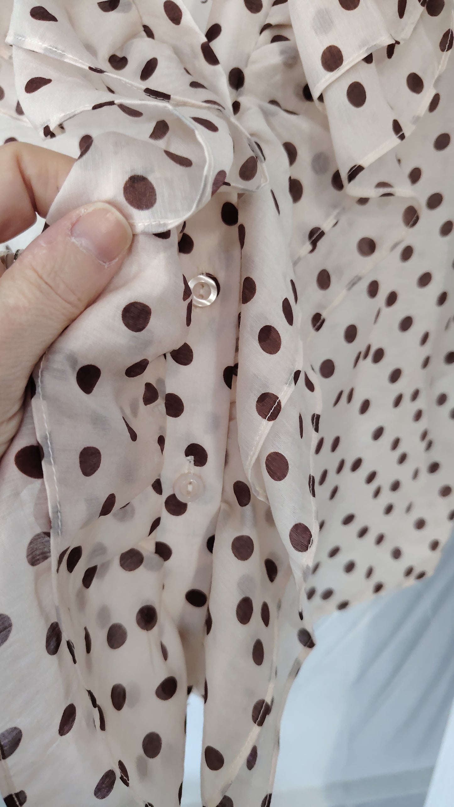 Camicia a pois