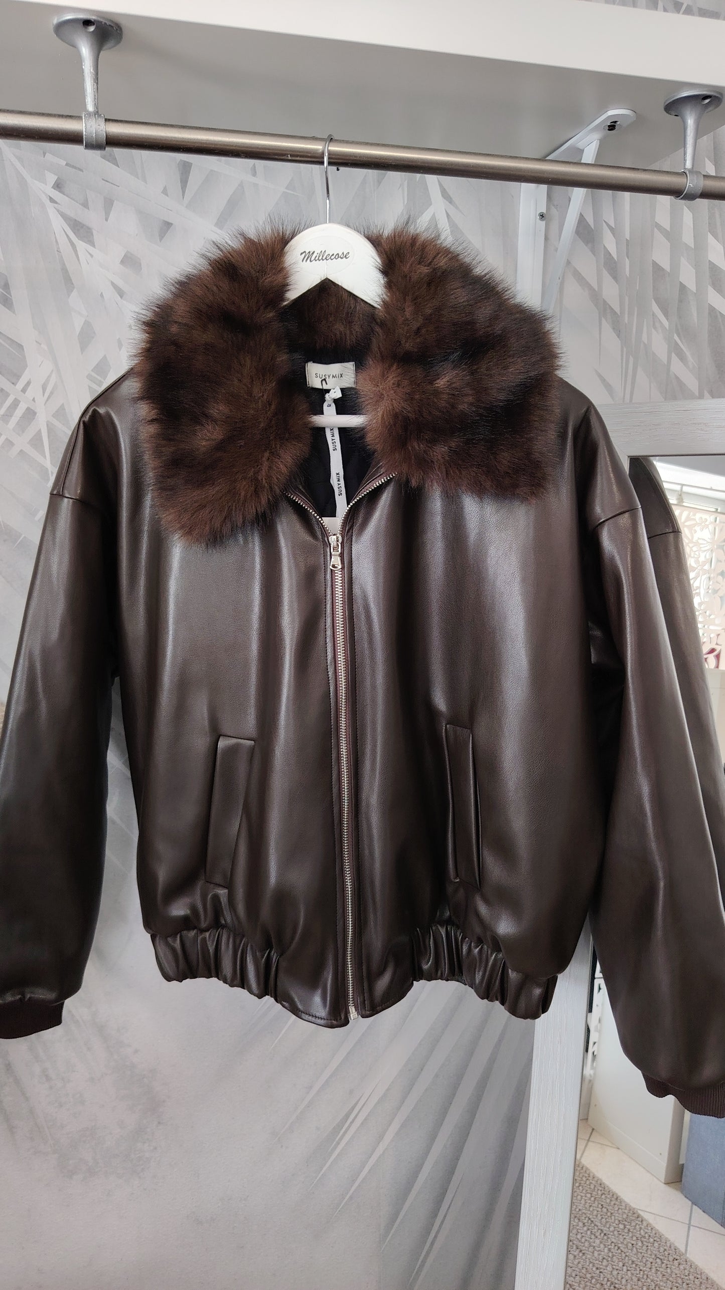 Bomber ecopelle ed ecopelliccia