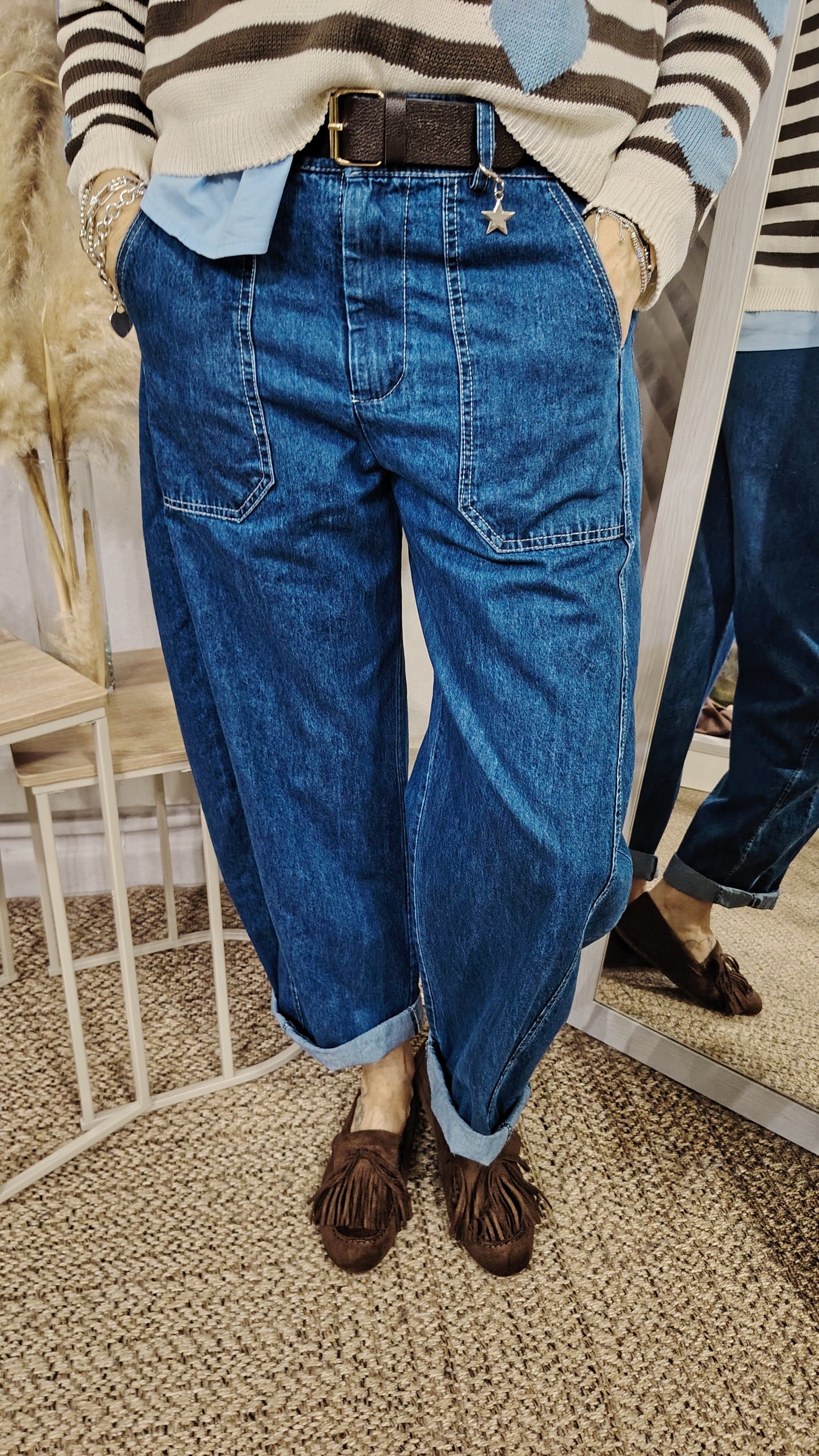 Jeans stellina Baloon Stone Wash
