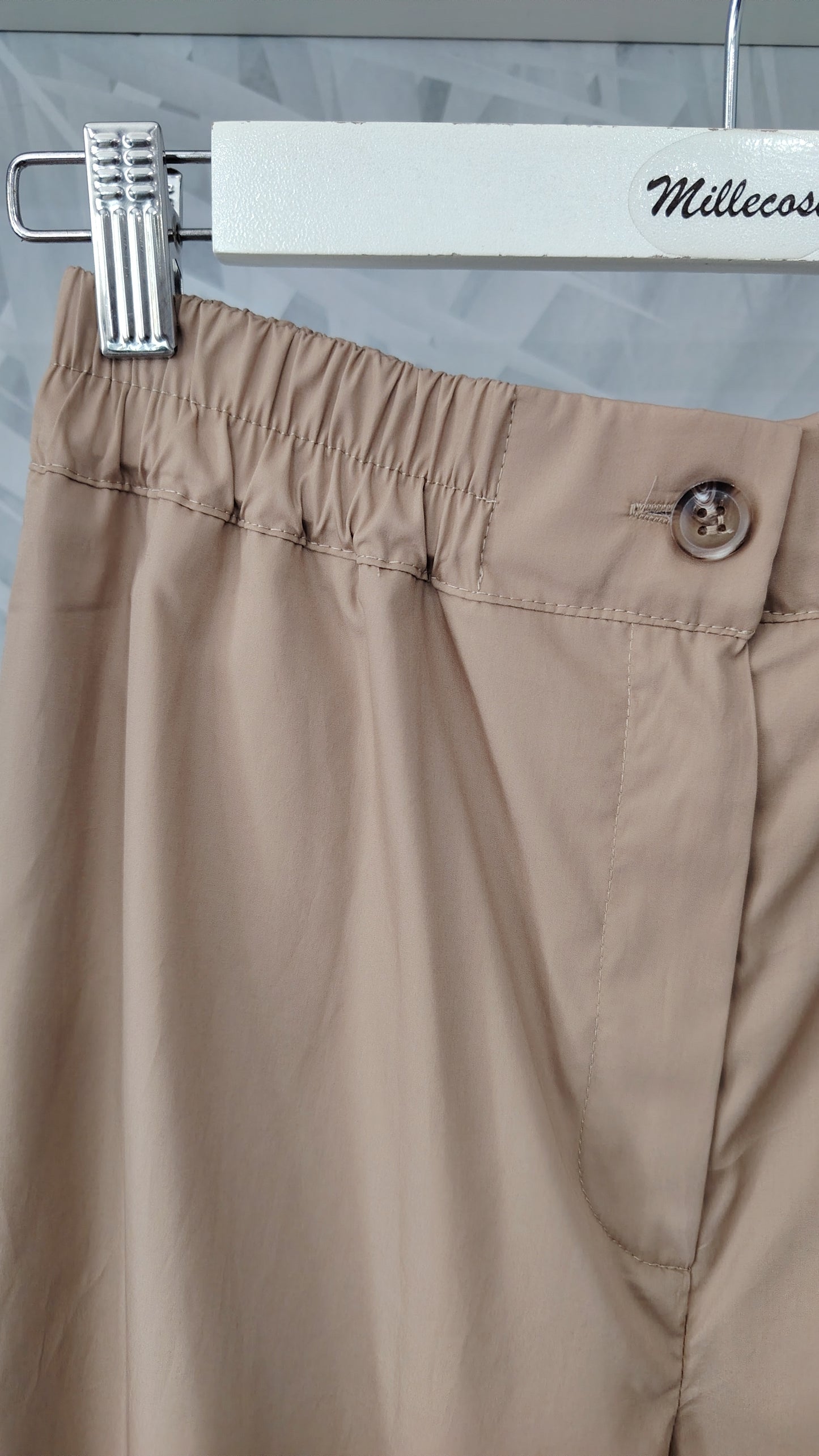 Pantalone gabardina gamba morbida