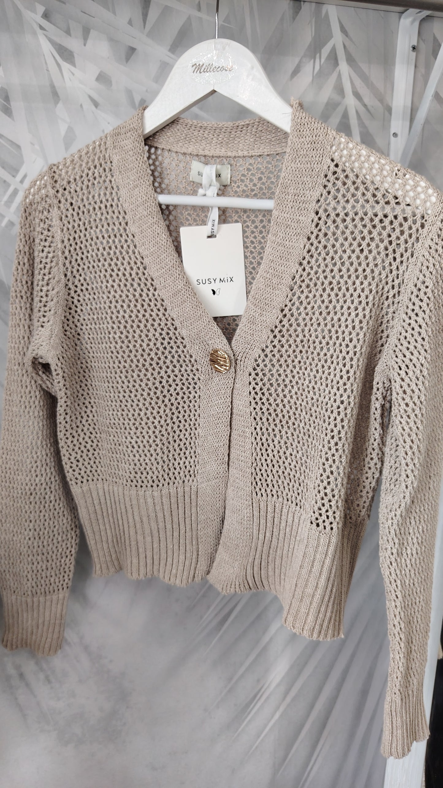 Cardigan traforato