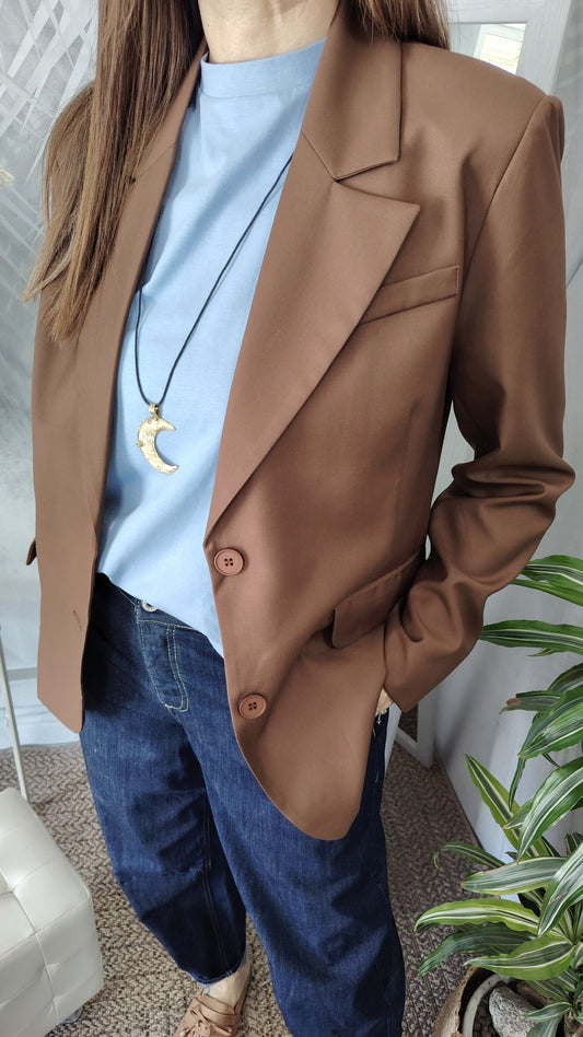 Blazer over due bottoni