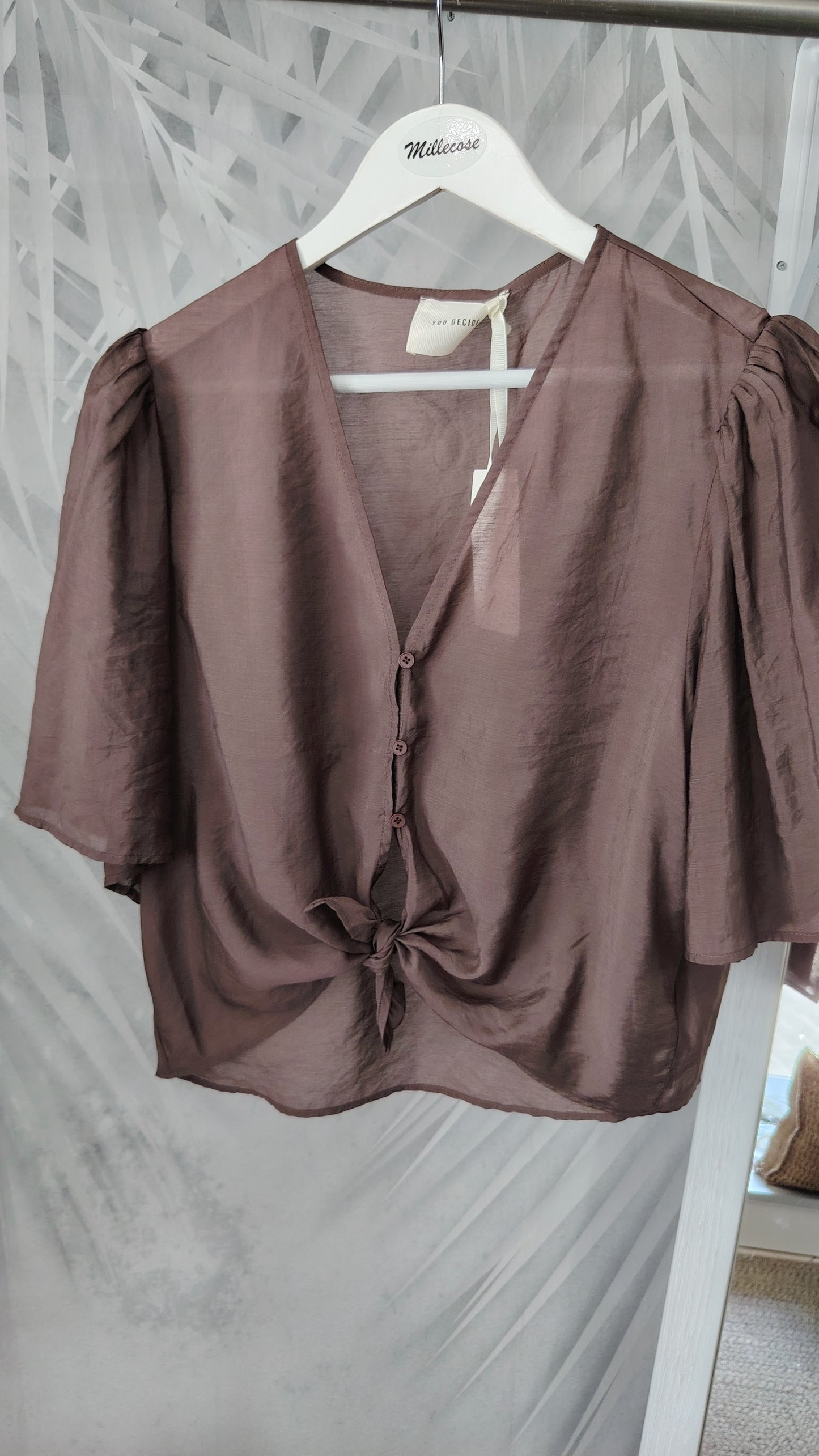 Blusa scollo a V