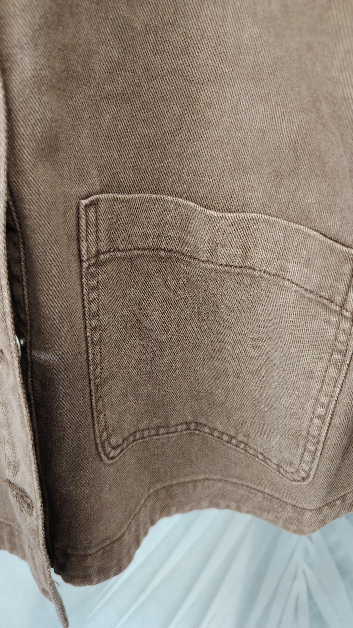 Giacchino denim tinto capo