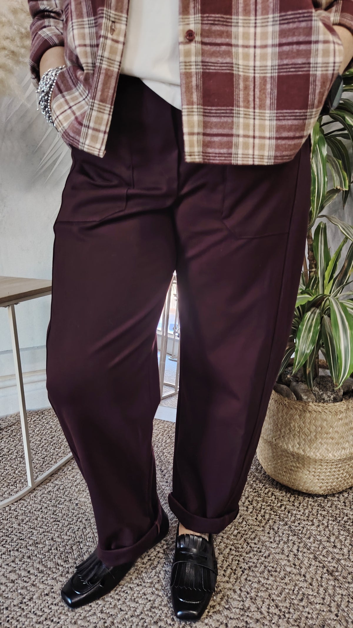 Pantalone stellina punto Milano