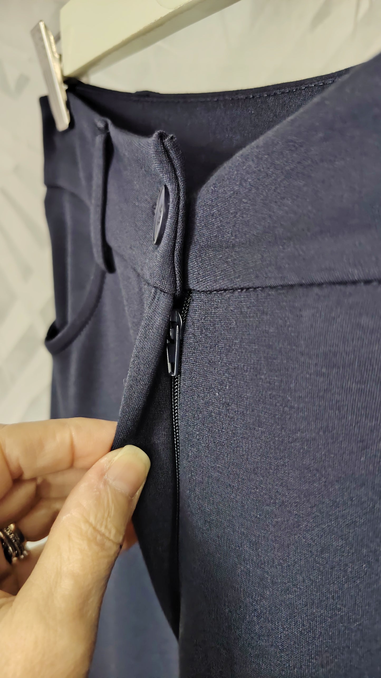 Pantalone morbido punto Milano leggero