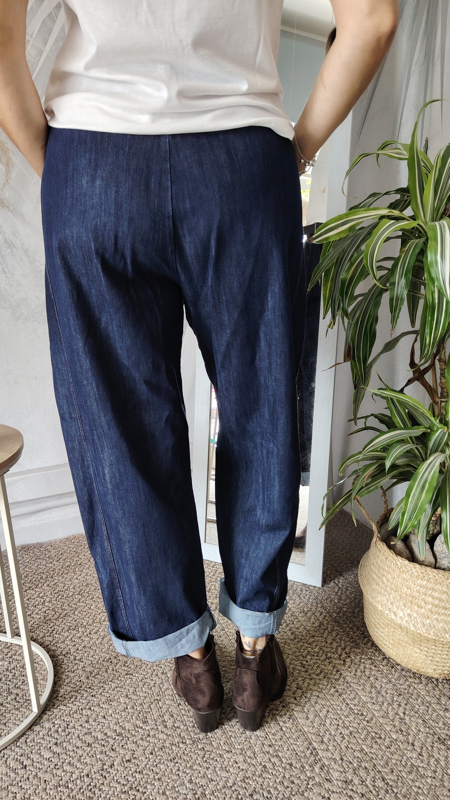 Jeans stellina blu