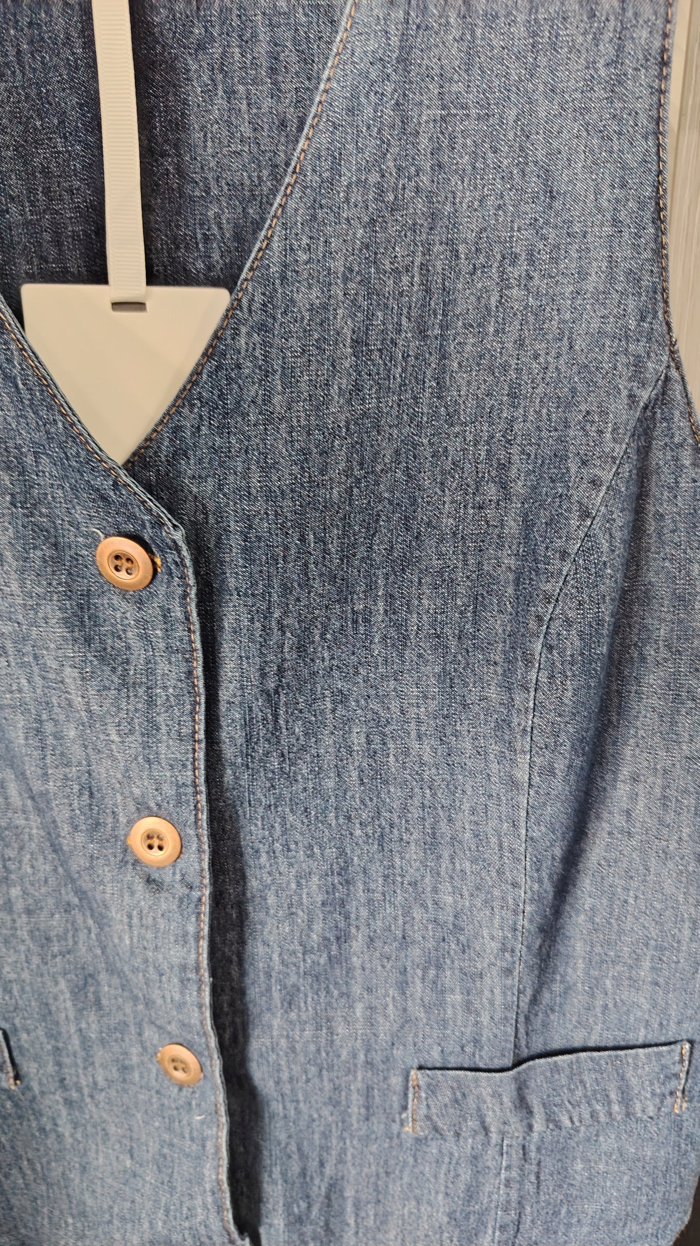 Gilet chambray