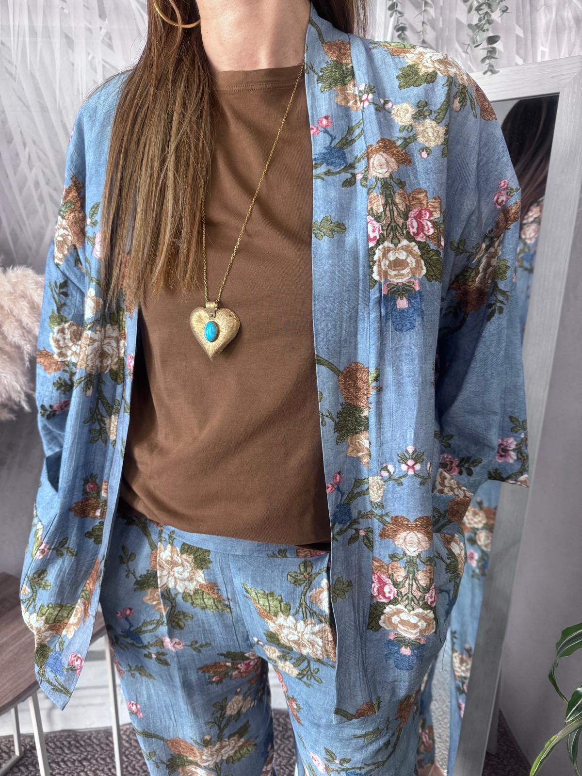 Kimono misto viscosa