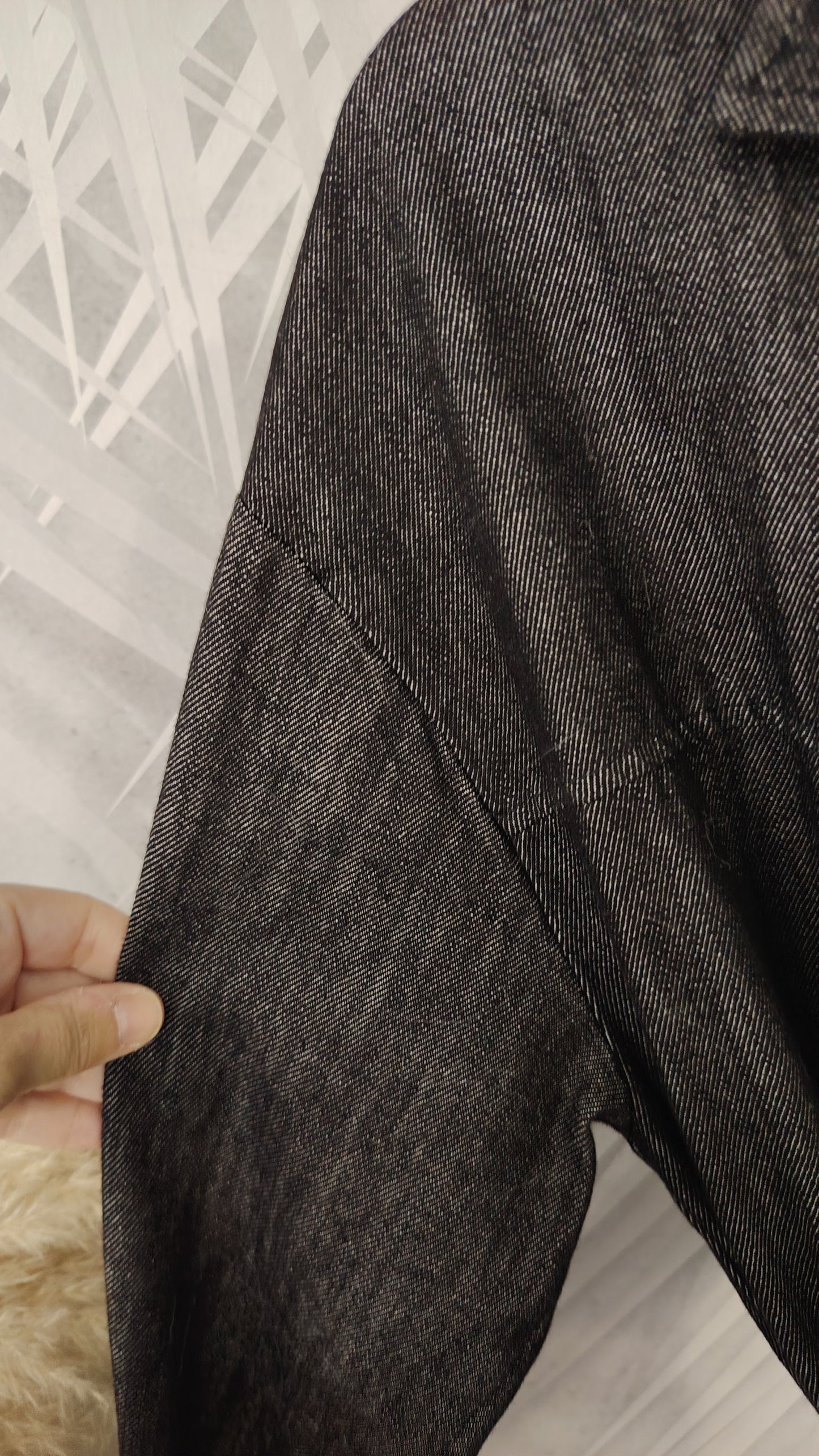 Tuta over con cintura