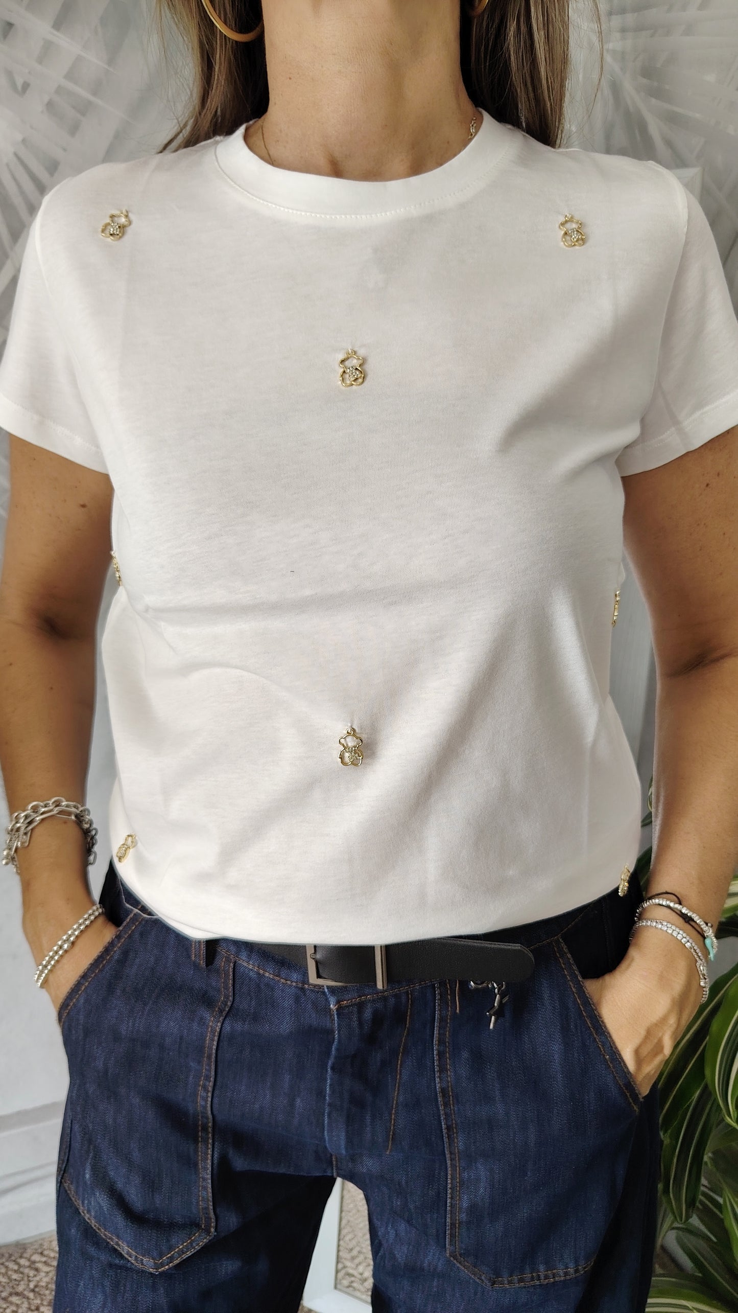 T-shirt orsetti oro