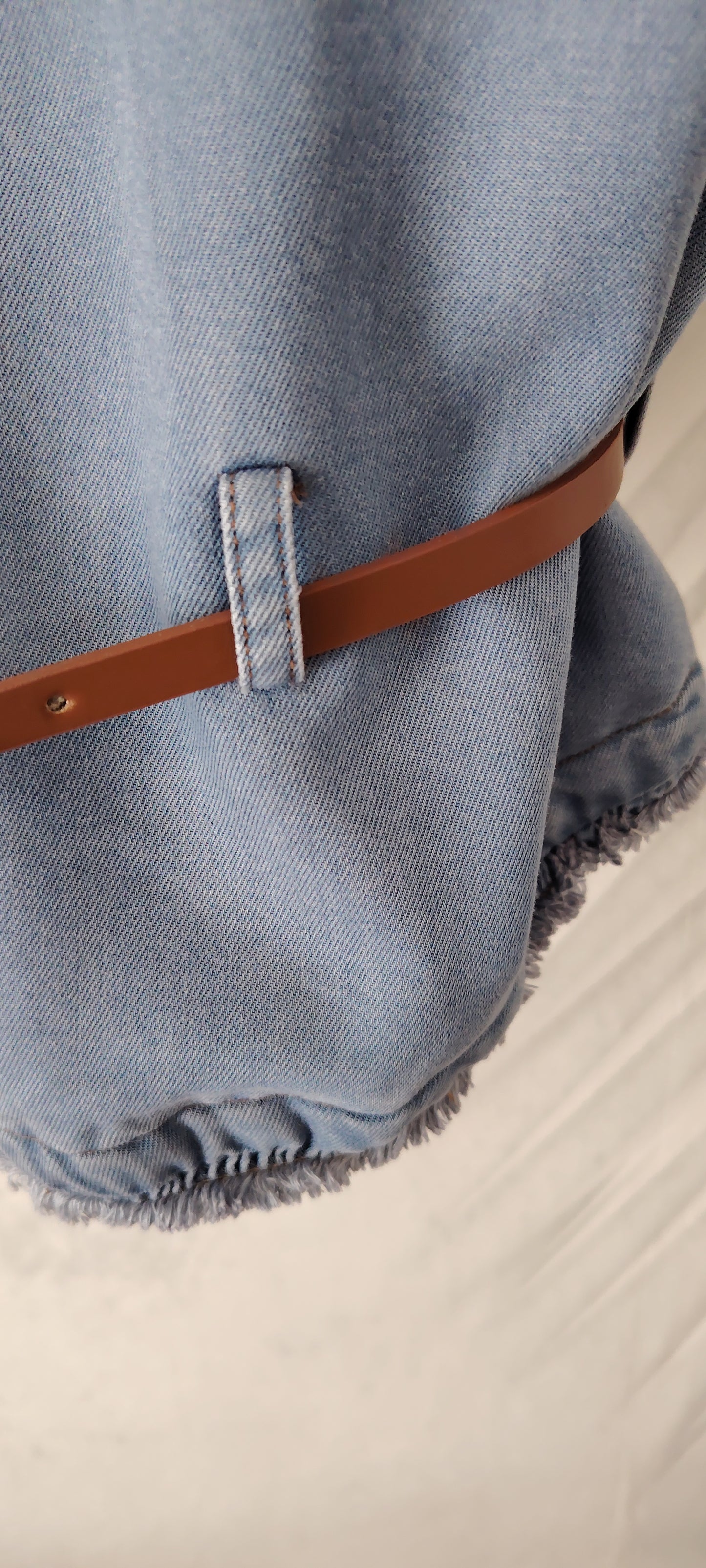 Gilet denim leggero
