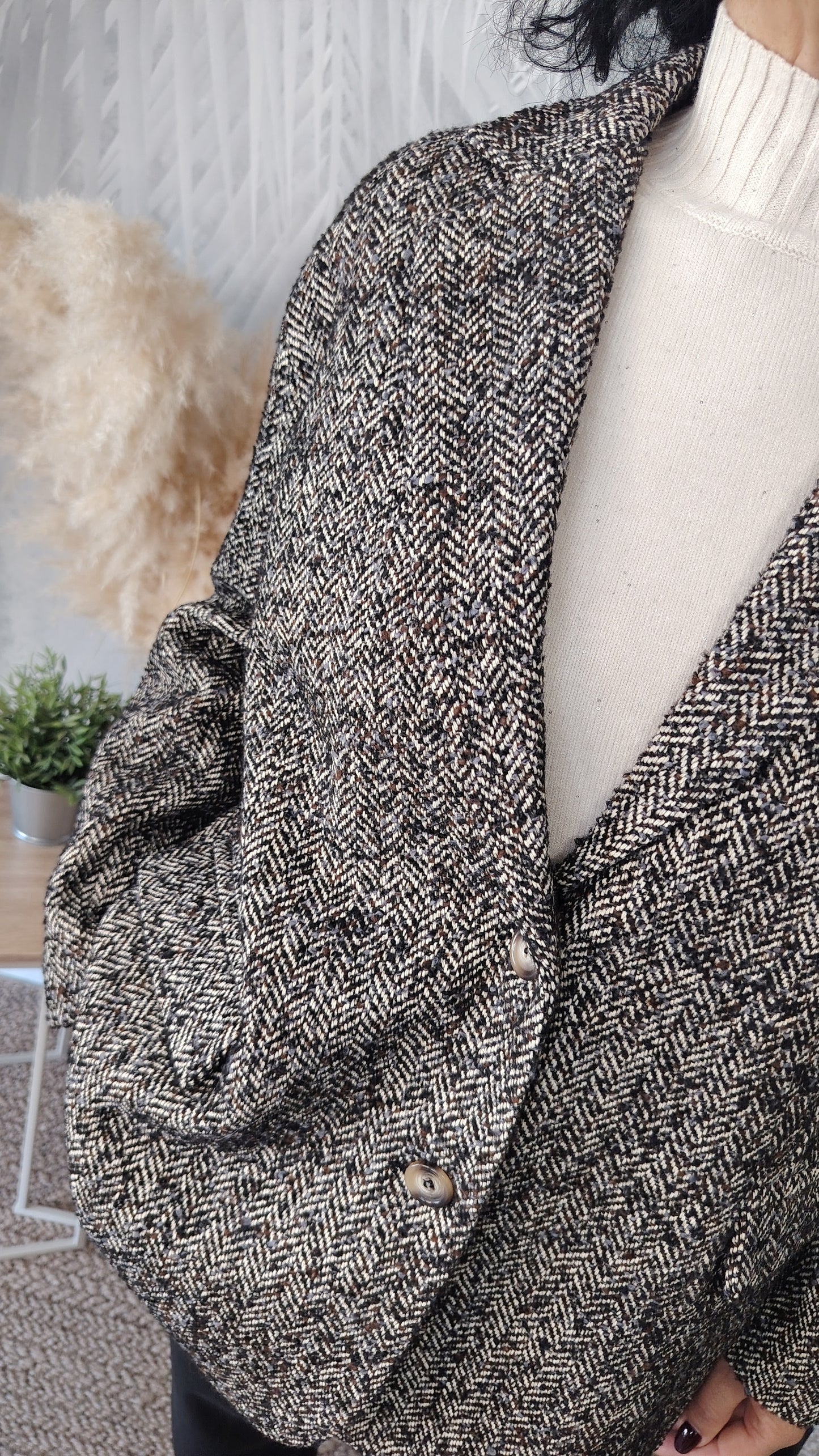 Giacca cappotto spinata