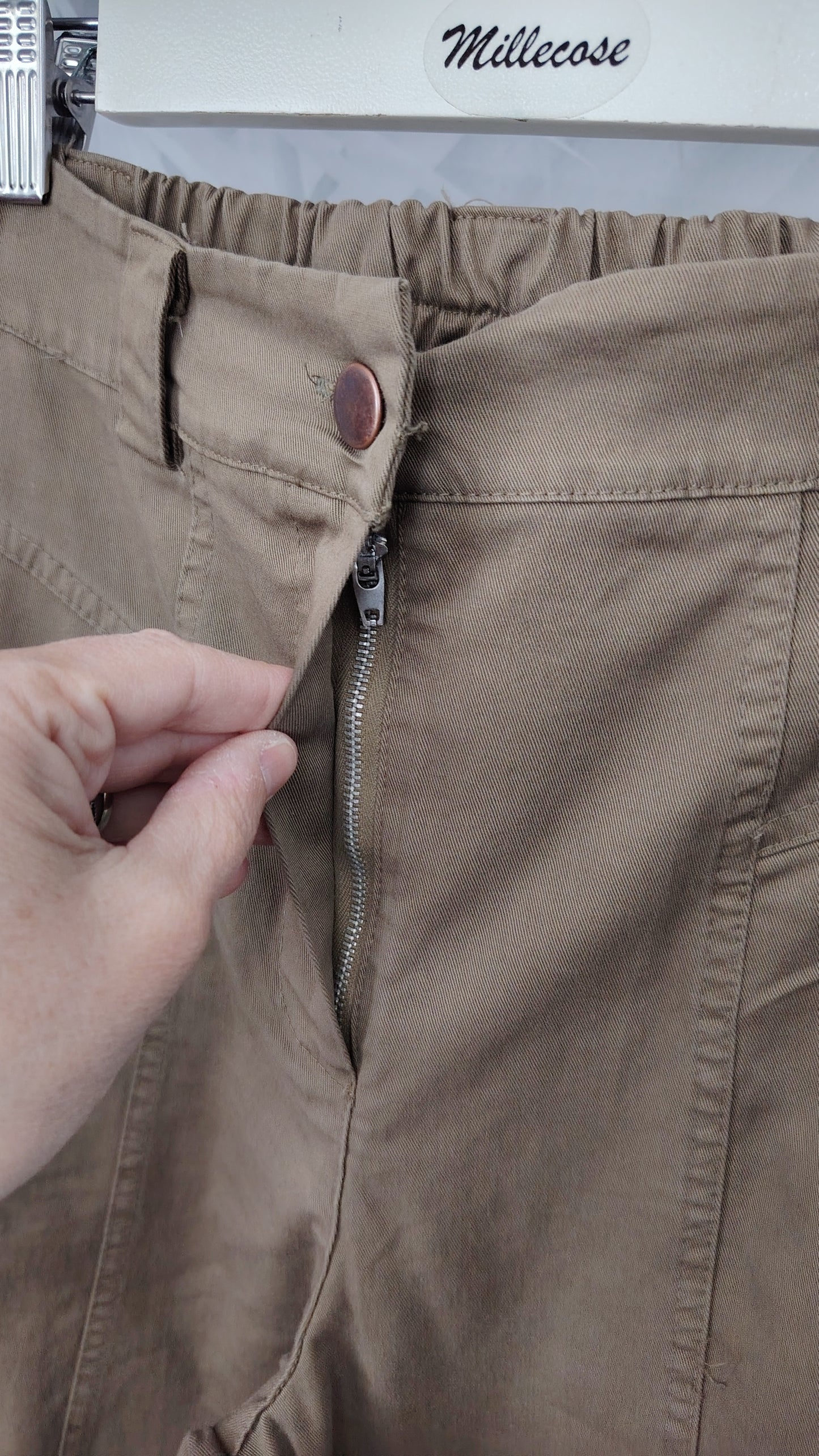 Pantalone ovetto con piega