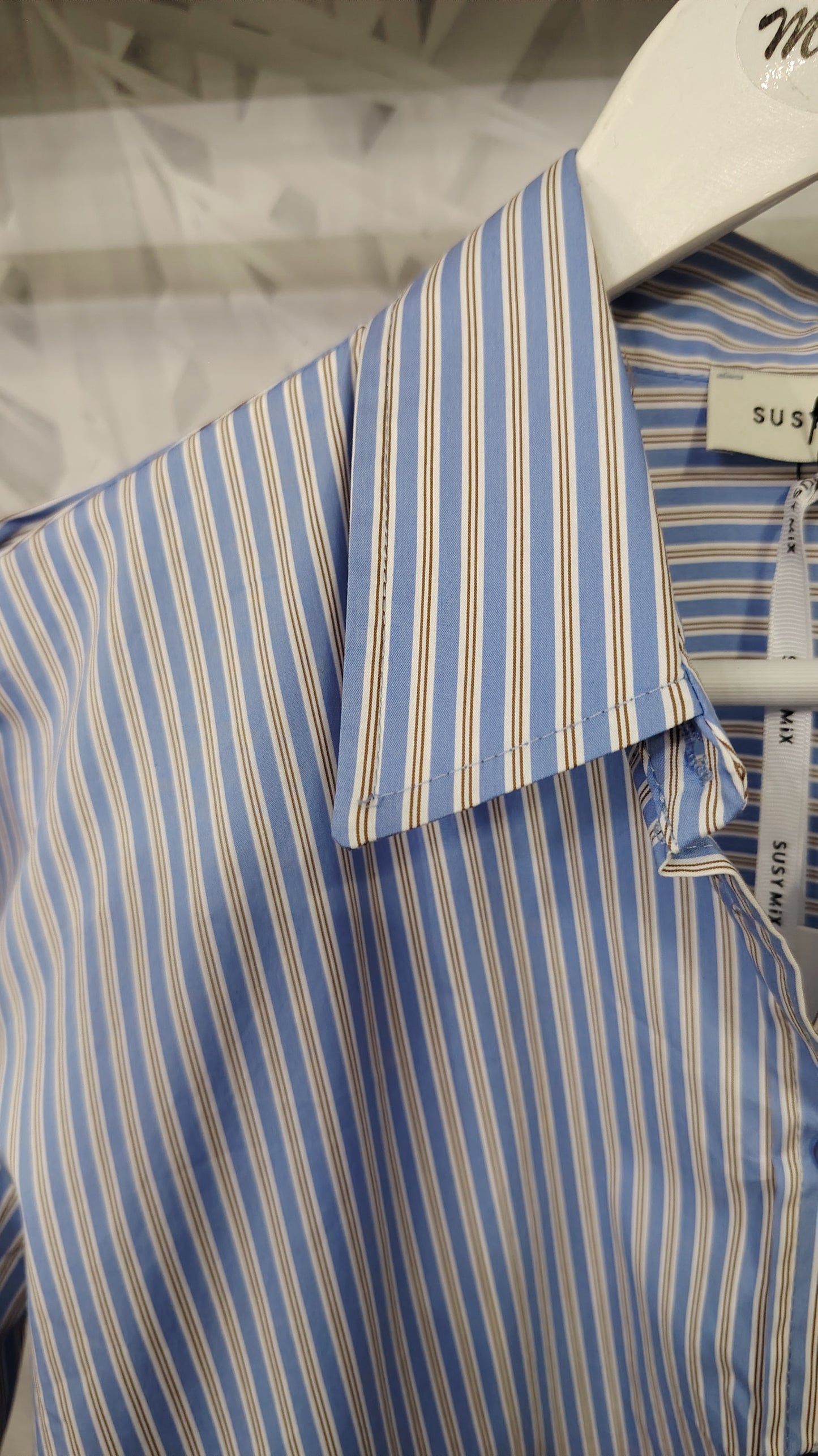 Camicia rigata over
